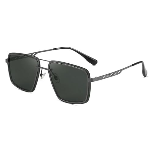 Lunettes de soleil polarisées homme à monture carrée pour les voyages