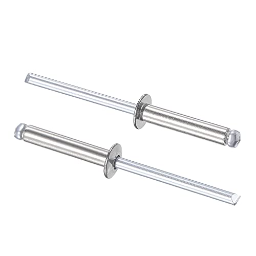Rivet aveugle 4x20mm en acier inoxydable 304 pour assemblage solide, lot de 50