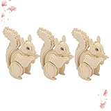 GETAJGHSD 3個 木製の のパズル のための木製パズル 3dキッズパズル 男の子用木製パズル