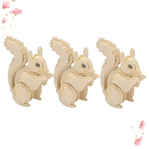 GETAJGHSD 3個 木製の のパズル のための木製パズル 3dキッズパズル 男の子用木製パズル