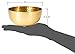 Red Co. 5” Luxurious Round Hammered Aluminum Decorative Bowl, Gold Finish