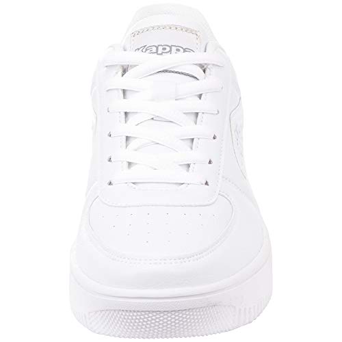 Kappa Bash Sneakers Basses Mixte en blanc et noir - 4