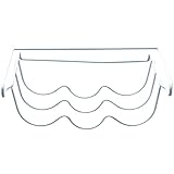 Fox Valley Traders Fridge Shelf Wine Rack, Durable White Coated Wire, Stores 3 Bottles - Measures 12 1/2' Long x 13' Wide x 4 1/2' High, by...