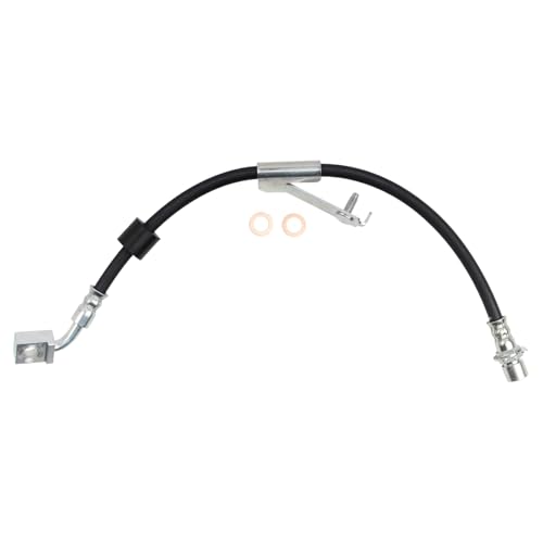 TRQ Rear Right Brake Hose Passenger Side Compatible with 2016-2020 Jeep Grand Cherokee