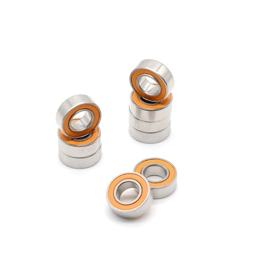 Roulement céramique S687 2RS anti-corrosion pour moulinet de pêche et voiture RC