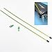 2PCS RC Boat Aluminium M6 Antenna Mount Base with Antenna Tube Sleeve for RC Boat Ship Car DIY Model Toy Building Parts (Green)