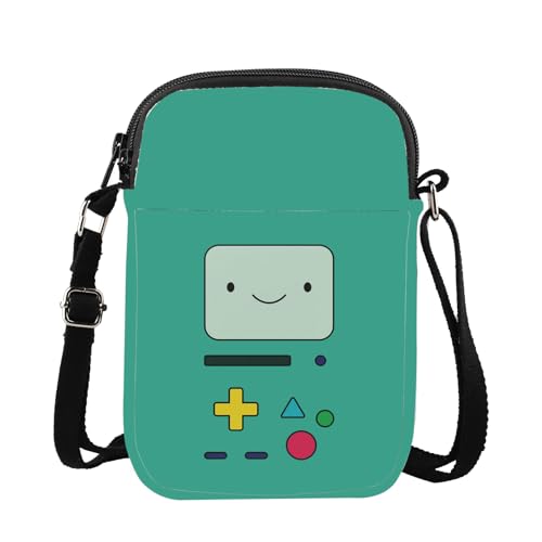 G2TUP Cartoon BMO Crossbody Bag BMO Lover Gifts Cartoon Gifts Finn Jake BMO Gifts BMO Shoulder Bag