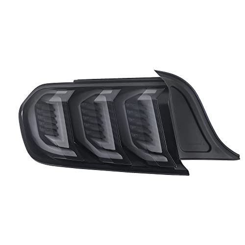 Mostplus Led Tail Lights Assembly Rear Lamp Black Housing Smoke Lens Compatible With 2015-2021 Ford Mustang (Set Of 2) #TOP4
