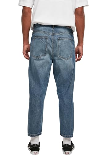 Urban Classics Herren Jeanshose Cropped Tapered Jeans, Regular Fit, verkürzten Länge, erhältlich in 2 verschiedenen Farben, Größe 30 bis 38 – Bild 5