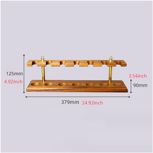 Porte-pipes en bois à embouts universels 7 broches, le cadeau idéal - 8