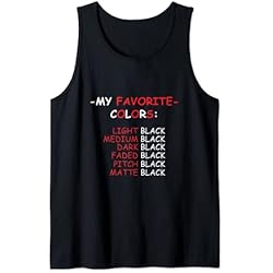 Ventilador Colours Favorite Colours Emo o ventilador gótico Camiseta sin Mangas