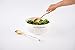 Mud Pie Dolomite, wood Don't Stop Be-Leafing Salad Bowl Set, 32 oz, White, brown