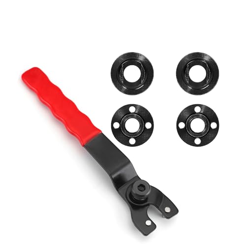 Image of Adjustable Grinder Wrench & 5 /8-11 Nut Kit | Replacement Flange Parts For Milwaukee Dewalt Grinders