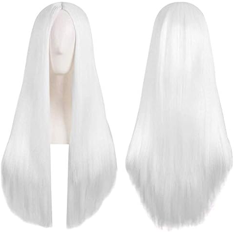 Colorful Panda 30-Inch Long Straight Wig Cover