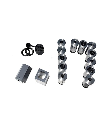 5C Collet Block Set & 17PC 5C Collet Tool Holder Set, Lathe Tools, Milling workholding, Grinding, CNC Mahinne Use.