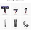 Aspiradora inalámbrica Dyson V9 Motorbar, limpia pisos duros y alfombras, desenreda, se convierte en manual, 100AW, 3 modos de potencia, hasta 40 minutos¹ 8