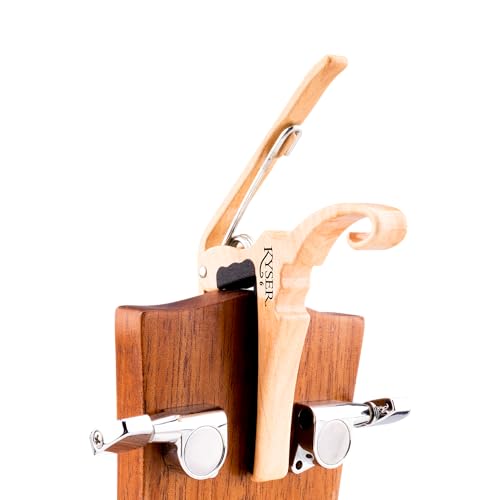 image for Kyser Quick-Change Guitar Capo for 6-string acoustic guitars, Maple, K