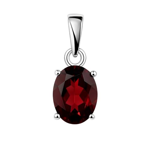 Pendentif grenat et argent pour sublimer vos tenues de soirée et grandes fêtes