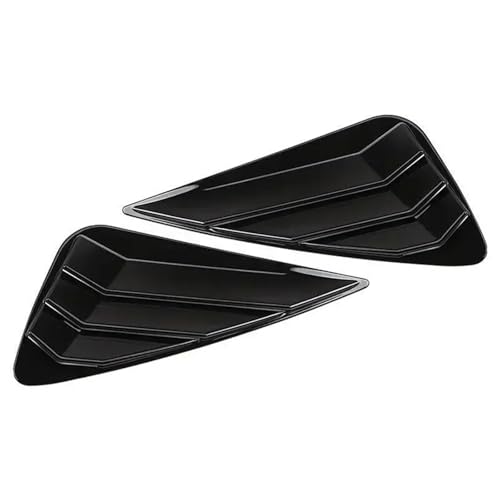 Pasuje do Lexus NX 2015-2021 zewnętrzna tylna szyba samochodu czwarta część żaluzji osłona migawki boczne nawiewy tapicerskie miarka klej ABS 2 szt Zasłony Osłonowe(Carbon Look)