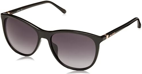 Fossil Women's Female Sunglass Style FOS 3082/S Cat Eye, Black, 56mm, 16mm