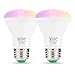 Produktbild Lohas R63 intelligente WLAN-Glühlampe, funktioniert über WLAN mit Alexa und Google Home, 8 W entspricht 50 W, Reflektor-Glühlampe, RGB + 2700K-6000K, mit Farbwechsel, Stimmungslicht