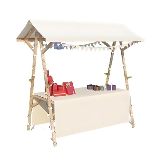 Stand de vendeur pliable en bois pour optimiser vos ventes en salon