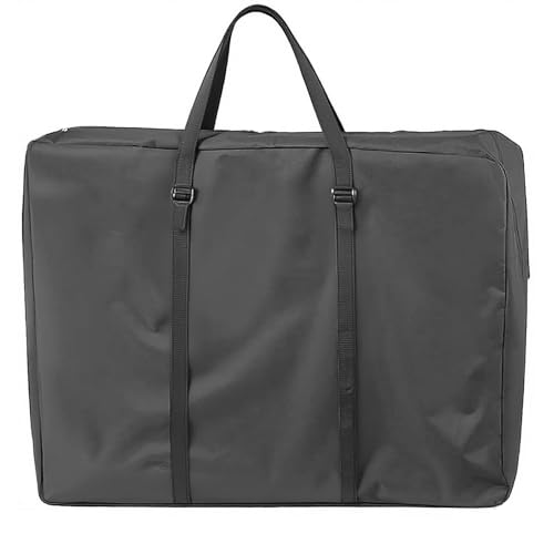 JUUDDENPARTS Wheelchairs Storage Bag, Black Waterproof Heavy Duty Carrying Bag, for Storing Deck Zero Gravity Chairs Plastic Beach