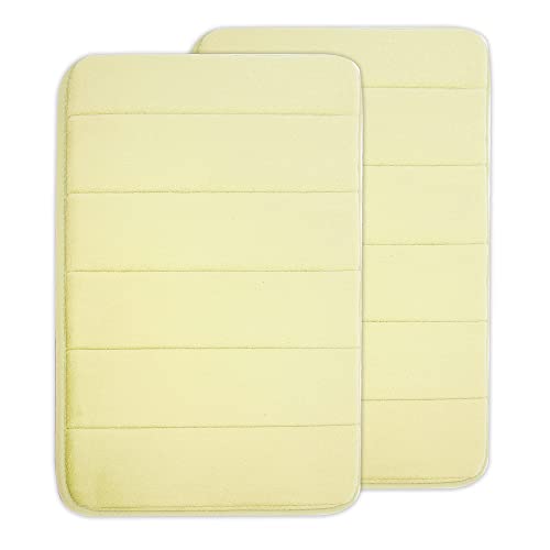 GVTECH Alfombrilla de baño de espuma viscoelástica, parte trasera antideslizante, 40 x 60 cm, suave forro polar, altamente absorbente, alfombra de baño, rectangular, fácil de limpiar (verde) Cover