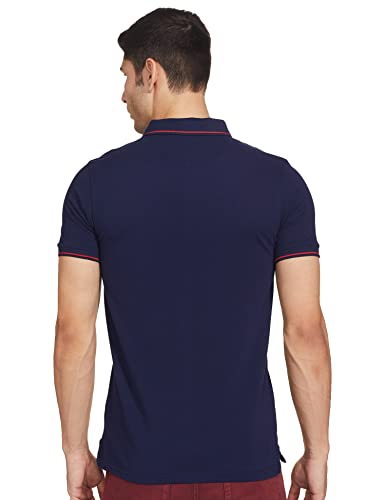 Image of Max Men's Polycotton Half Sleeves Regular Fit Solid Polo T-Shirt