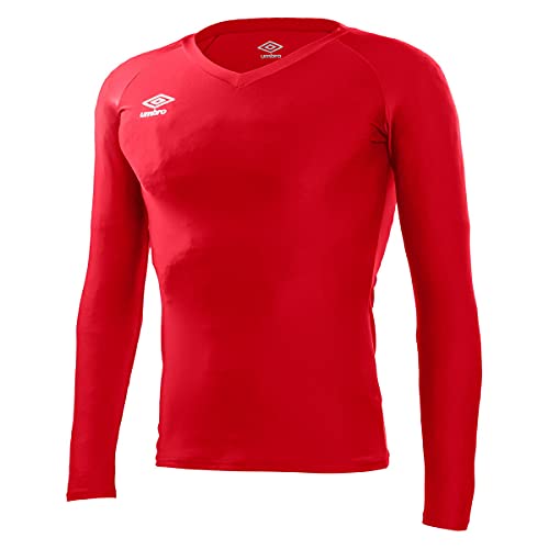 [アンブロ] インナートップス L/S ﾊﾟﾜ-ｲﾝﾅ-Vﾈﾂｸｼﾔﾂ MRED O