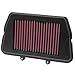 K&N High Flow Replacement Air Filter - Black