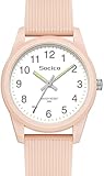 SOCICO Kids Analog Watch for Boys Girls, Easy to Read Learning Time Watch, 50M Waterproof, Soft Band Wristwatch for Ages 4-12, Great Gift for Children