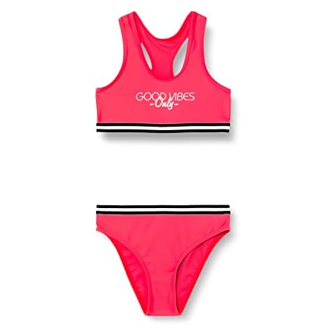 Maillot de Bain Deux pièces Corail Fonce Cover