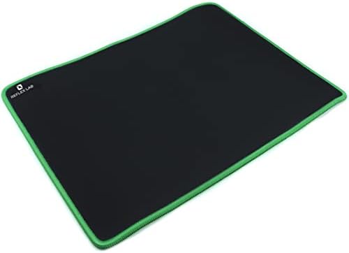 Reflex Lab Large Gaming Mouse Pad Mat, Stitched Edges, Waterproof, Ultra Thick 5mm, Silky Smooth- XL Mousepad 15”x11” Green