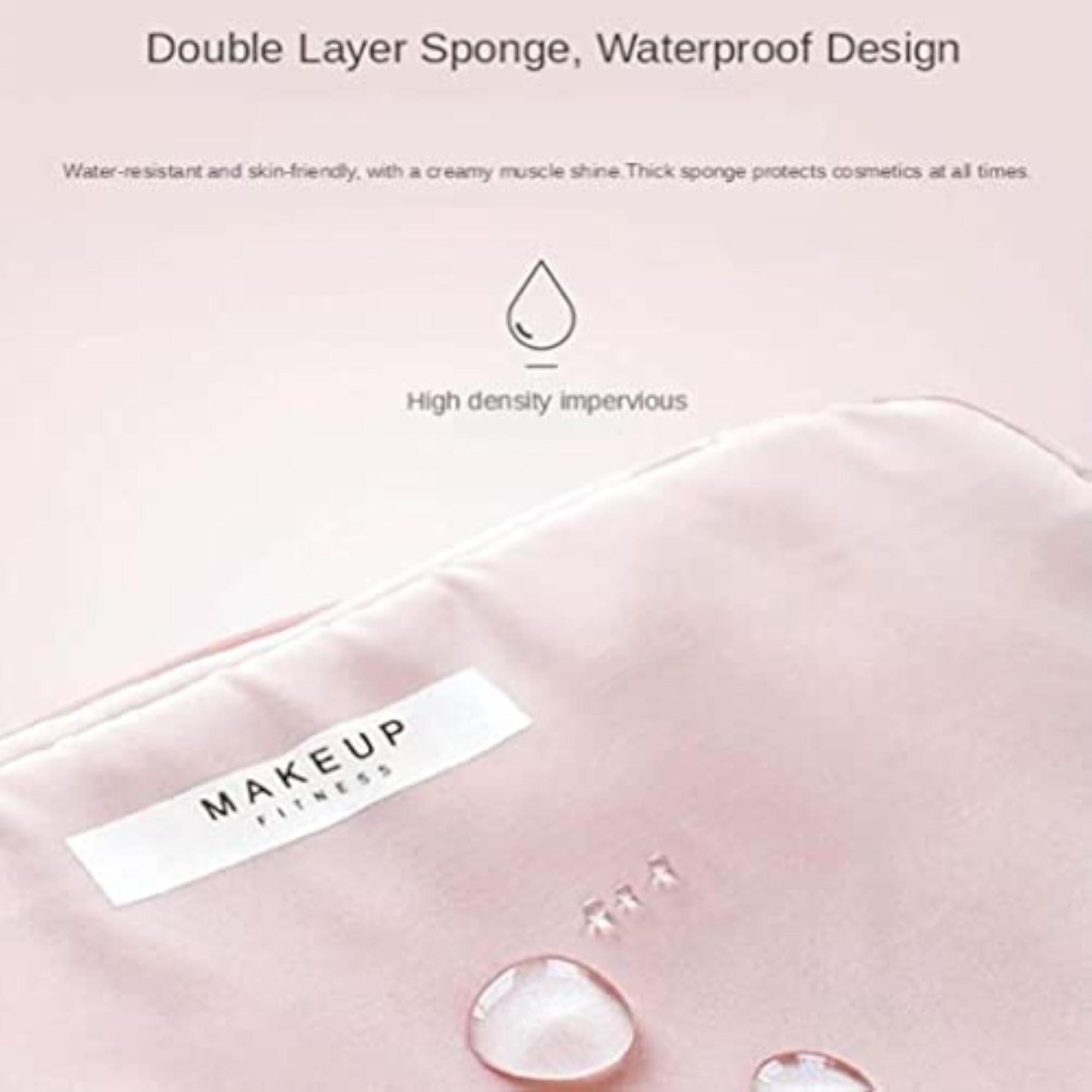 Travel Cosmetic Makeup Bag, Toiletry Case Organizer