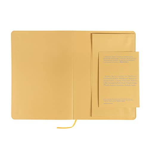 Carnet Fabriano Ecoqua Plus graphique relié jaune A5 - 8
