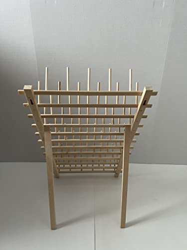 2 - 66 Large Spool Cone Wood Thread Racks (Holds 132 Spools) Hardwood, Freestanding Or Wall Mount | Perfect For Large King Size Cones | For Sewing, Embroidery, Quilting, & Specialty Thread Storage #TOP1
