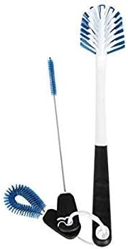 Bottle Brush Cleaning Set - 3 Brushes for Bottles, Straws, and Lids, Bottle Brush Cleaning Set - Water Bottle, Coffee Thermos, Baby Bottle