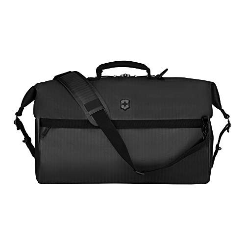 Victorinox VX Touring Carry-All Water Repellant Duffel, Black, 11.4-inch