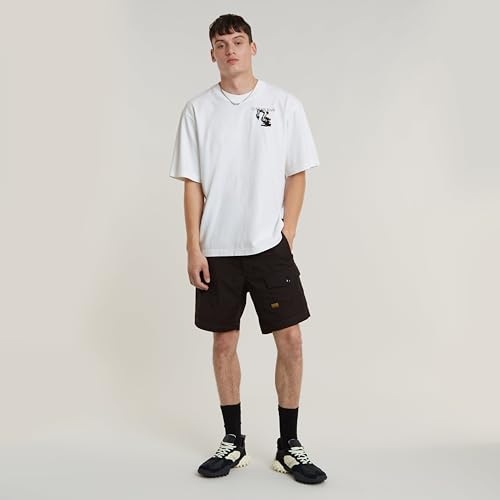 Miniatura 3 de G-Star Para Hombre Shorts Sport Trainer, Negro Dk Black D21039-D384-6484 , 24