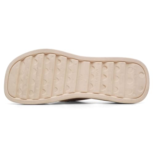 Tamanco Plataforma Feminino Emborrachado (Bege, BR, Adulto, Numérico, 39)