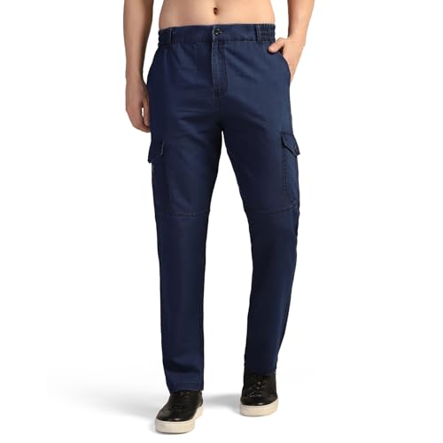 Image of TOPLOT Men's Regular Fit Causal Trouser || Pant for Man || Jeans for Man (Cargo-Jeans-5259)