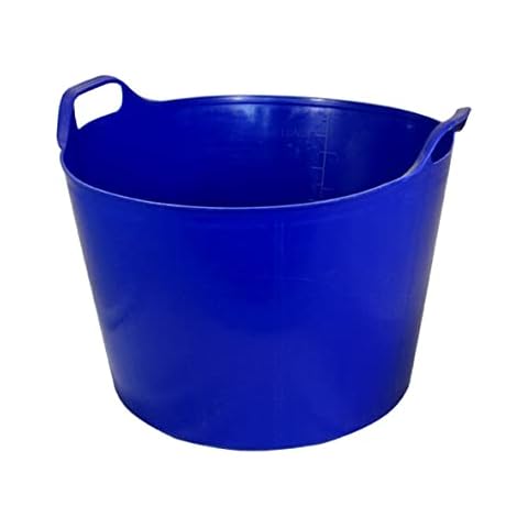 Karl Dahm Flexibler Eimer mit Tragegriffen I Eimer mit 40 L Volumen und Messmarkierungen I Kunststoff-Eimer zum Transport von Schutt und Anrühren von Kleber, Estrich etc. - 11069 Cover