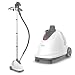 Pure Enrichment PureSteam XL Standing Steamer - Fast-Heating, 1500-Watt Upright Fabric Steamer with Half-Gallon Water Tank for 1 Hour Continuous Steaming - Includes Garment Hanger and Fabric Brush