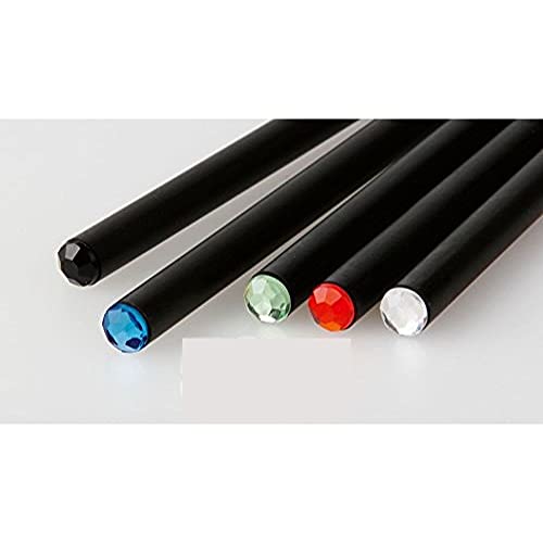 Lot de 50 crayons noirs à strass pour papeterie de fête chic
