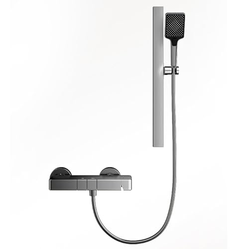 Colonne de douche cascade gris résistant au calcaire pour bain LWX
