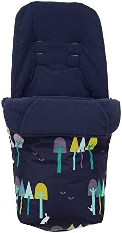 Cosatto Giggle 3 in 1 Travel System Bundle 0-18kg (Wilderness Ink)  Pram & Pushchair, Bumper Bar, Raincover, 0+ Car Seat, Isofix Base, Changing Bag & Footmuff