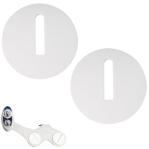 LUAATT Bidet Bolt Cover Plate to Prevent The Accumulation of Dust,2 Pack New Desigh Bidet Bolt Cover Attachment for Toilet Seat Bidet 110, 120, 320and 185