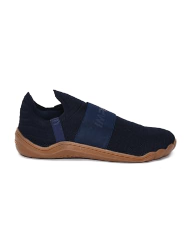 Impakto Barefoot Men Yoga Shoes Fitness Trainers for Pilates Walking & Indoor Workout & Anti Skid Blue