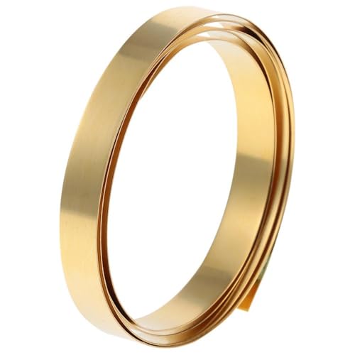 Thin Brass Strip Metal Foil 1000mm x10mm for Jewelry Crafting DIY (0.5x10x1000mm)